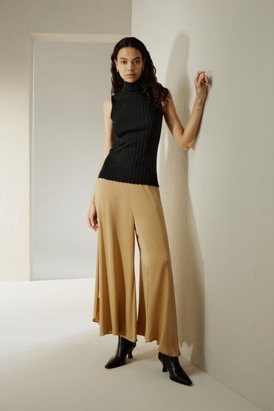 Strickoberteil aus Seiden-Kaschmir-Mischung