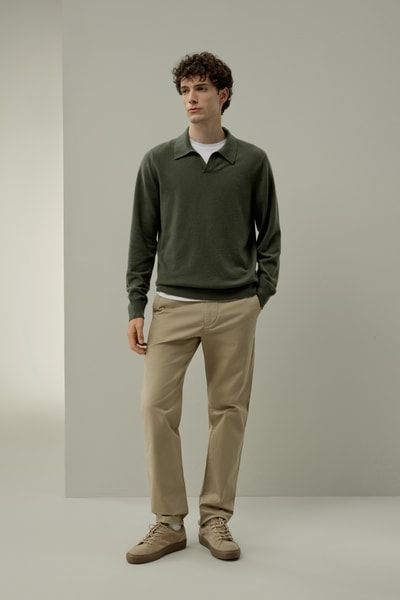 Baby-Kaschmir Taillierter Strickpullover