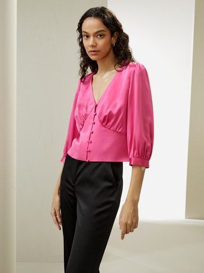 LILYSILK X SONIA Tailliertes Retro-Korsett-Seidenoberteil