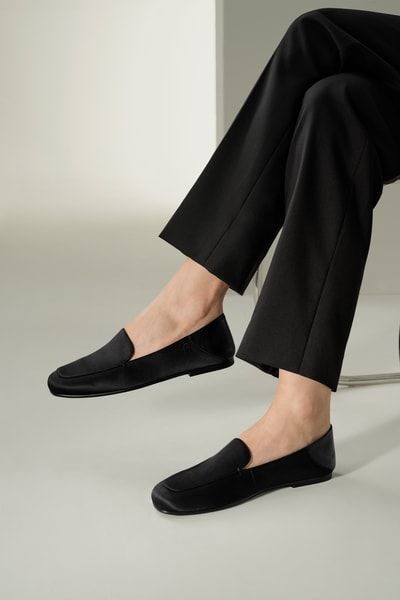 Serena Seide Leder Loafer