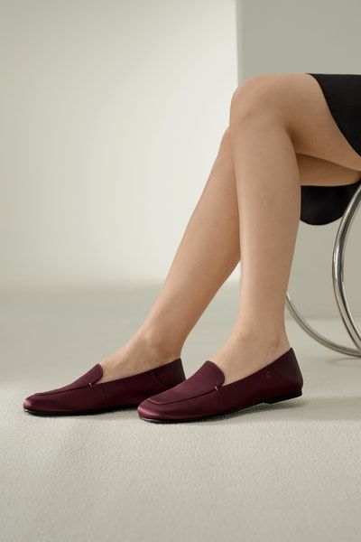 Serena Seide Leder Loafer