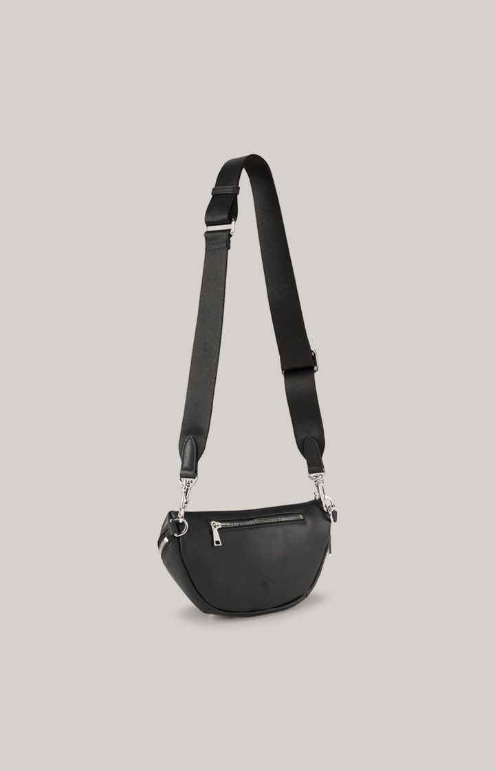 Joop! Sofisticato Isabella Schwarze Schultertasche Leder Crossbody Verstellbarer Riemen
