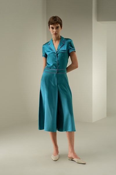 Seiden-Culottes mit Kontrastbesatz: Style für jeden Tag und besondere Momente