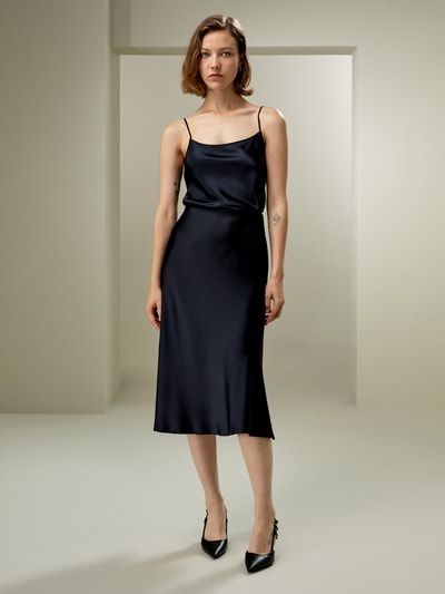 Double-Faced Seide Midirock