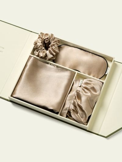 Luxuriöses Seiden-Schlafset – Perfektes Geschenkset