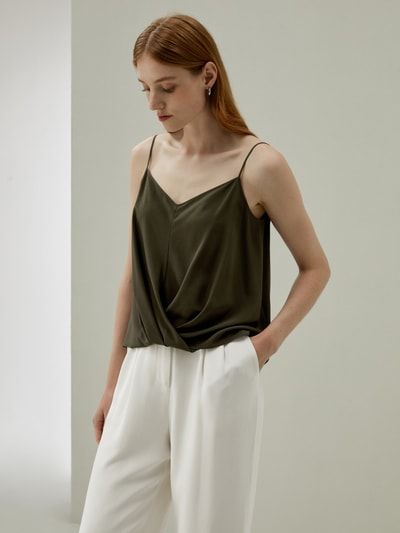 Crêpe de Chine-Cami-Top