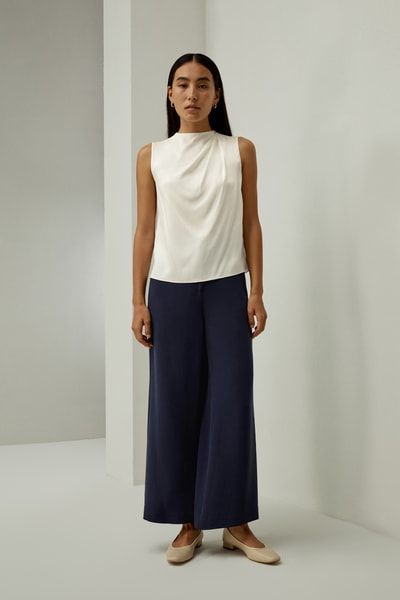 Ärmelloses Minimalistisches Top