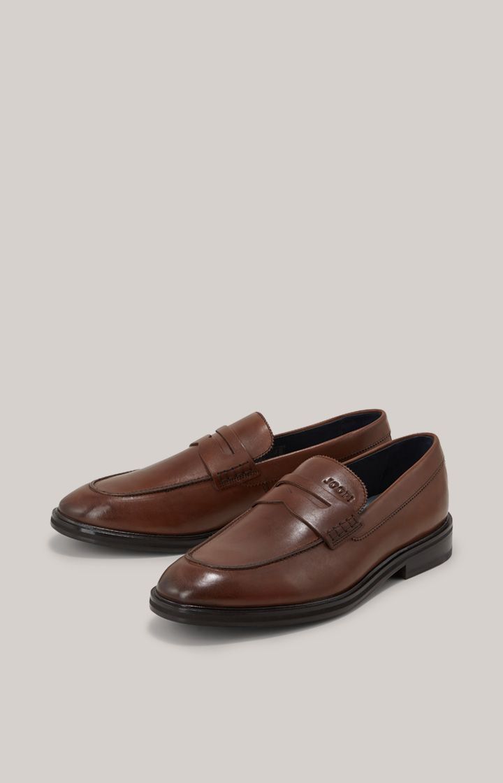 JOOP! Pero Kleitos Loafer in Braun Glattleder Eleganter Stil