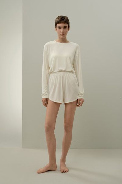 Seide Breeze Jersey Fließende Shorts