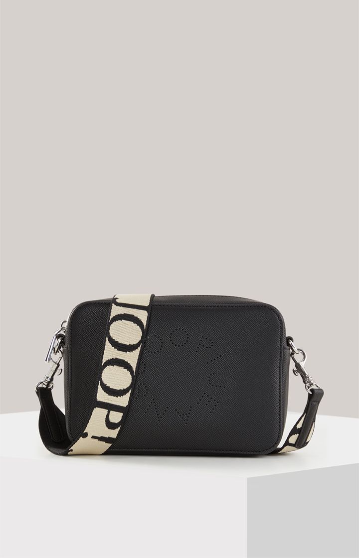 Joop! Jeans Giro Cloe Schwarze Umhängetasche mit Logo-Riemen