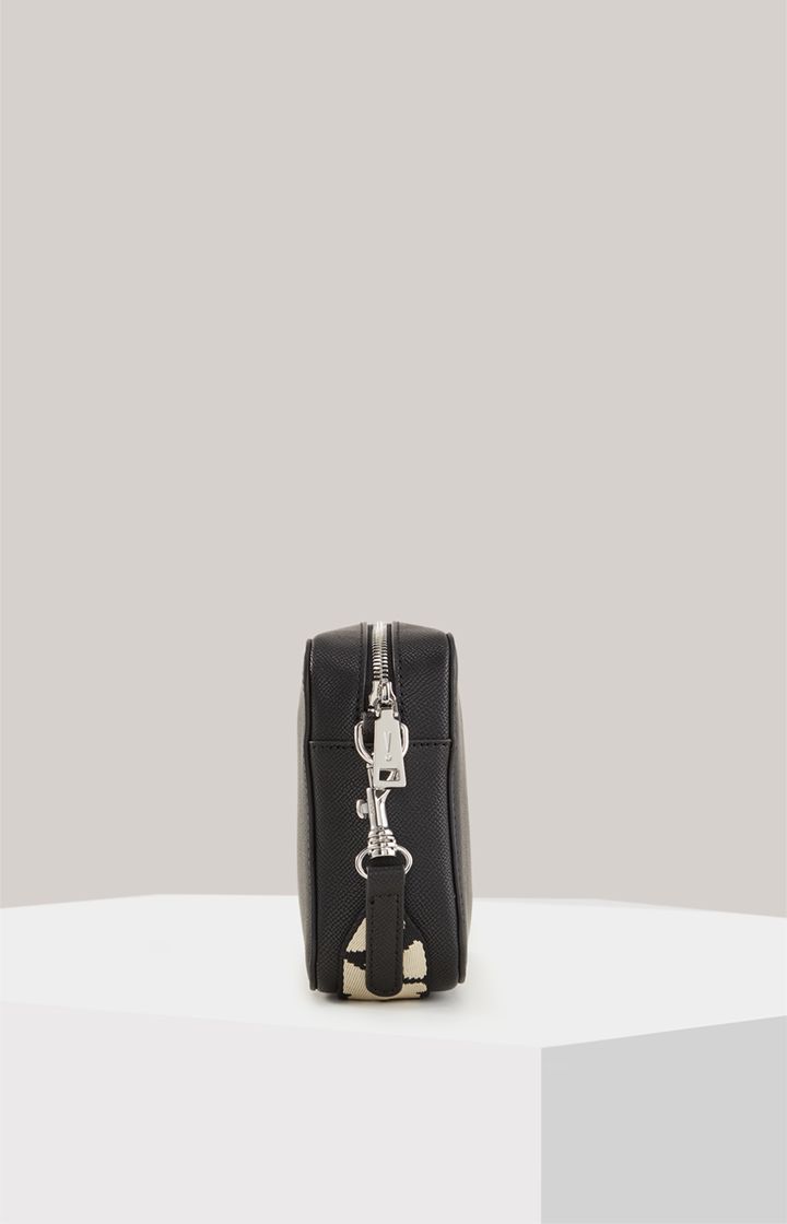 Joop! Jeans Giro Cloe Schwarze Umhängetasche mit Logo-Riemen