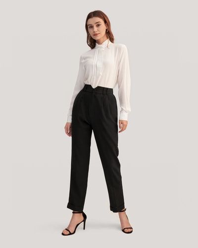 Frauen Freizeithose aus Seide