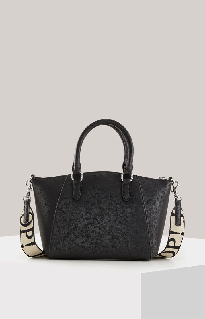 JOOP! Jeans Giro Daniella Handtasche in Schwarz mit Logo-Gurt