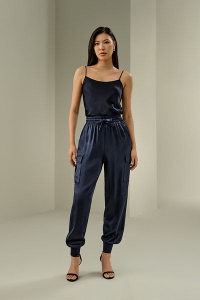 Safari-Hose aus Seide