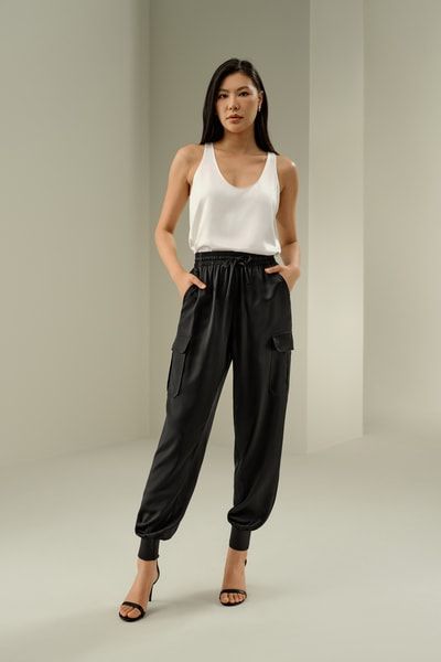 Safari-Hose aus Seide