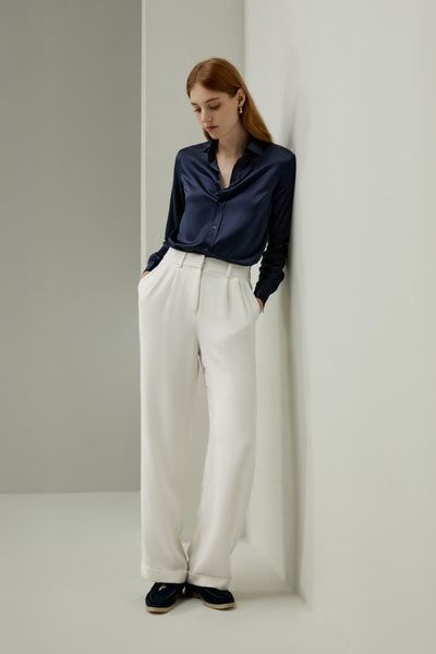 Seidenhemd in regulärer Passform