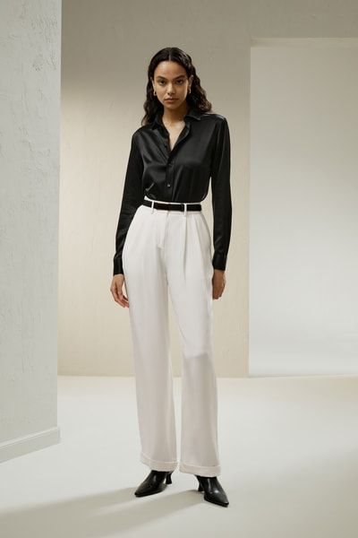 Seidenhemd in regulärer Passform