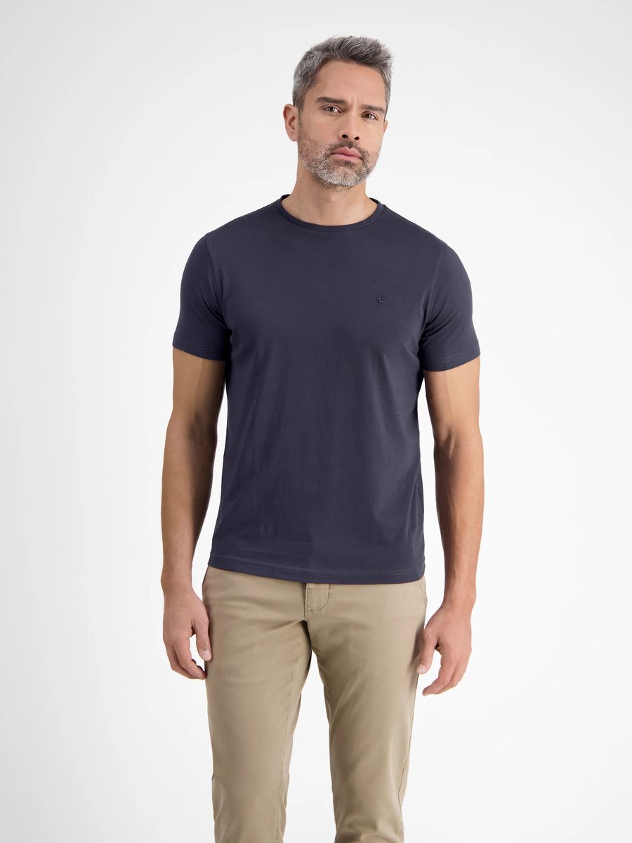 Klassisches Basic-T-Shirt mit Rundhalsausschnitt