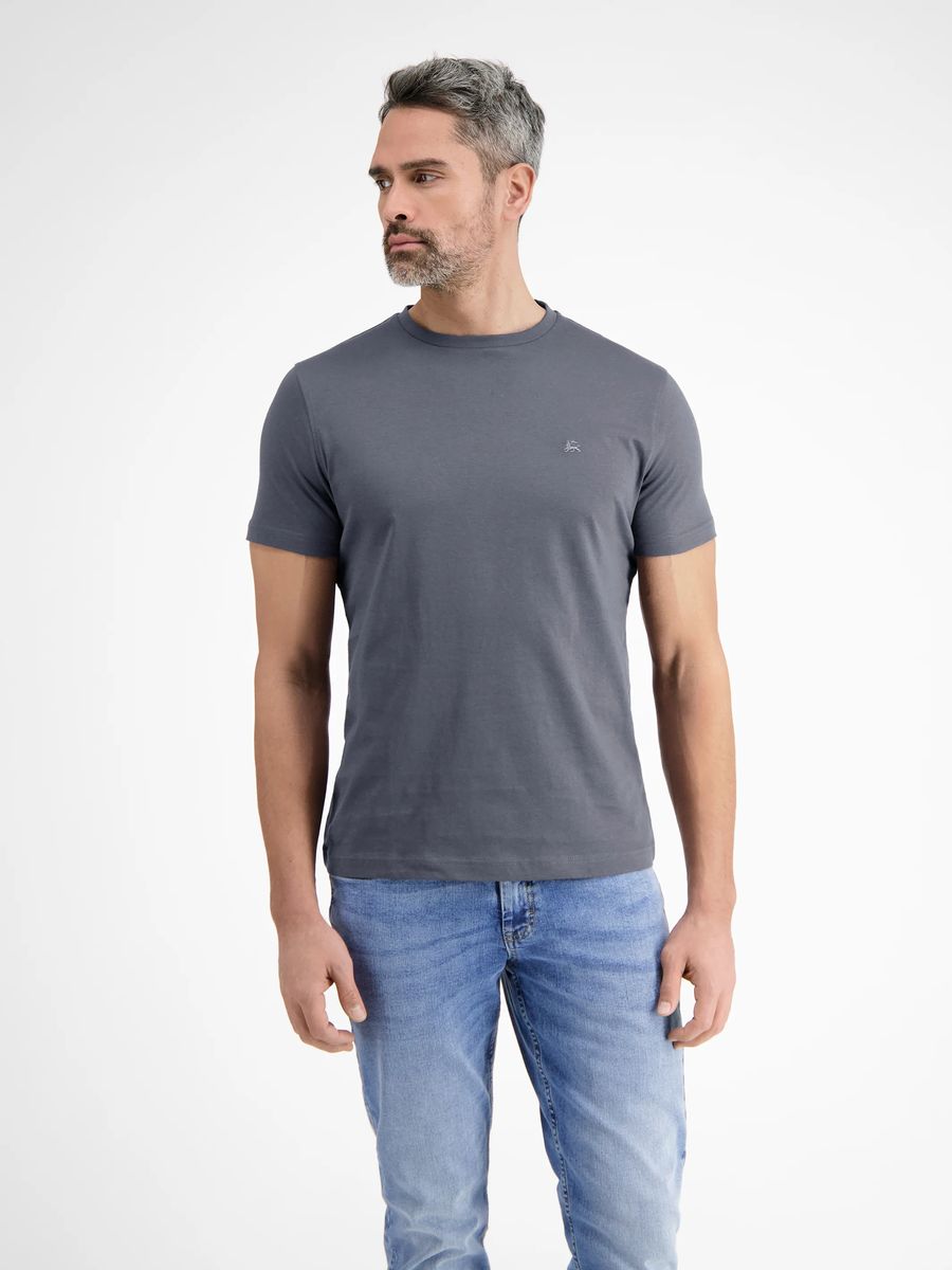 Klassisches Basic-T-Shirt mit Rundhalsausschnitt