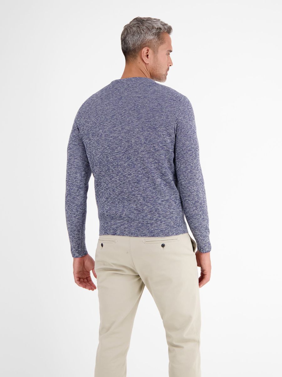 Strukturierter Rundhals-Pullover