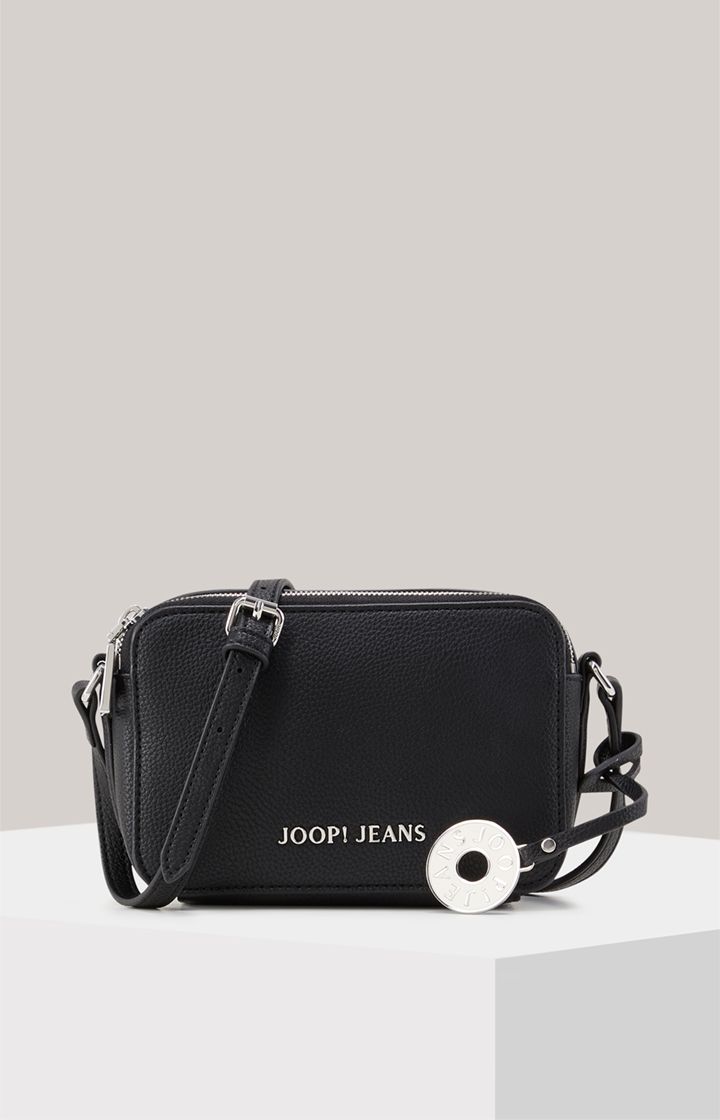 JOOP! Jeans Diurno Susan Schwarze Umhängetasche mit Logo-Charm