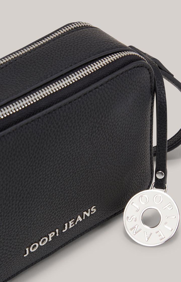 JOOP! Jeans Diurno Susan Schwarze Umhängetasche mit Logo-Charm