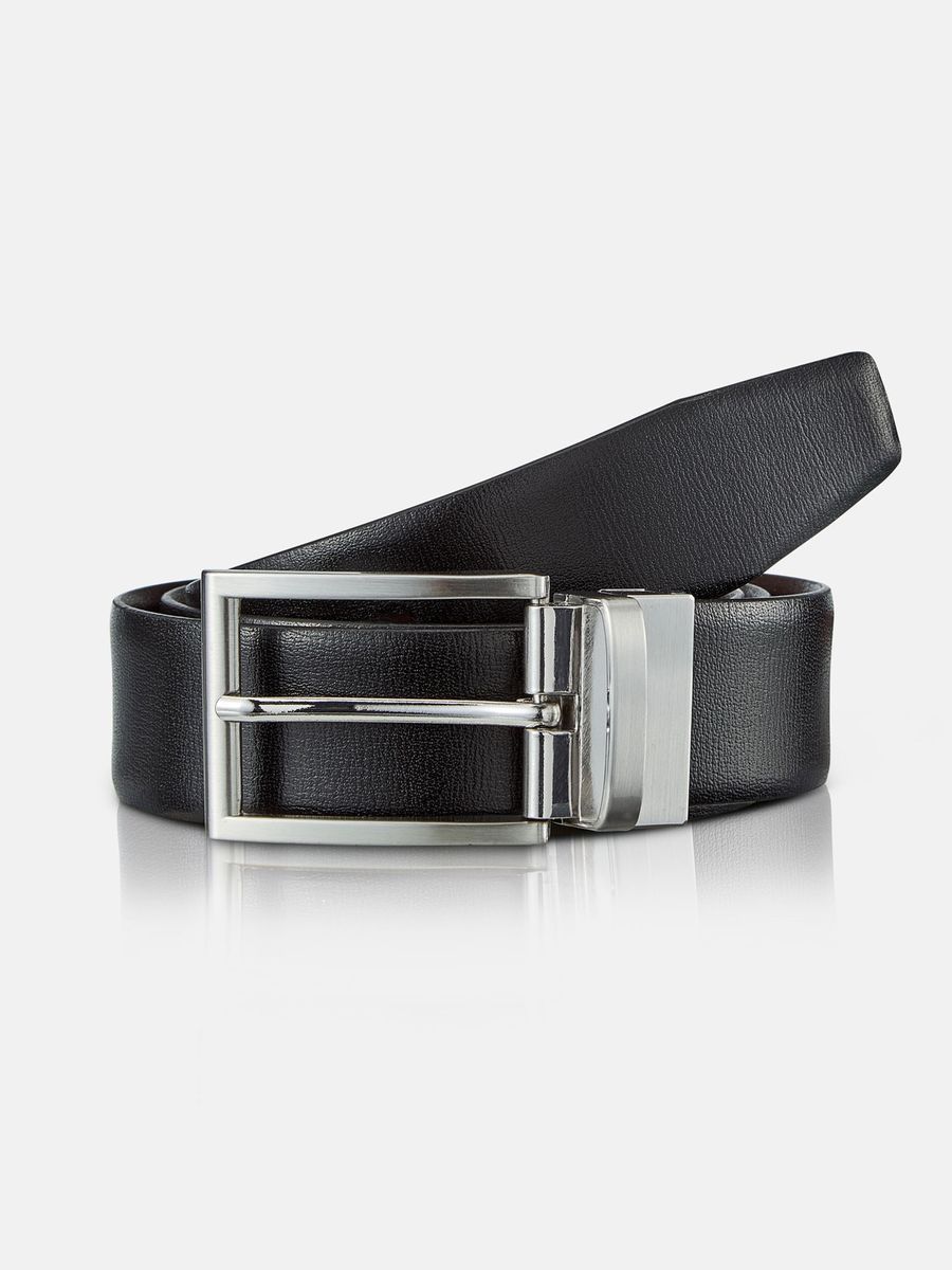 Wendbarer Ledergürtel mit Schnalle