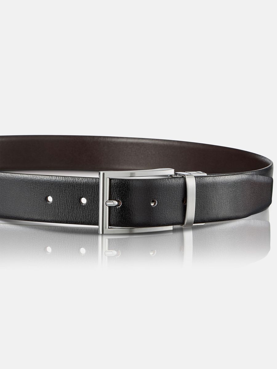 Wendbarer Ledergürtel mit Schnalle