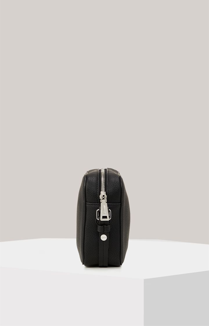 Joop! Jeans Lettera Cloe schwarze Schultertasche aus Kunstleder