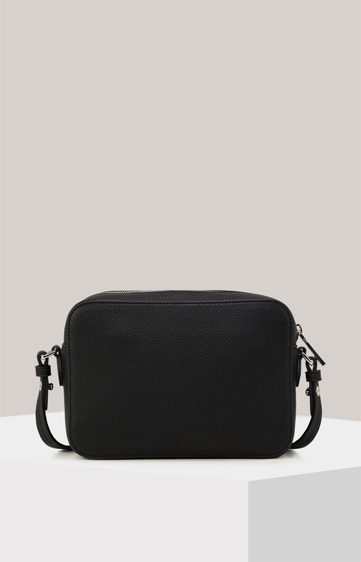 Joop! Jeans Lettera Cloe schwarze Schultertasche aus Kunstleder