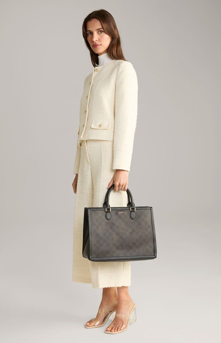 JOOP! Cortina Piazza Aurelia Handtasche Braun Schwarz Schachbrettmuster