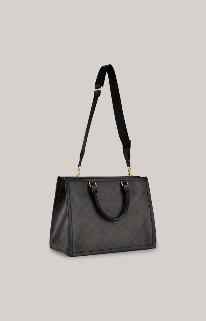 JOOP! Cortina Piazza Aurelia Handtasche Braun Schwarz Schachbrettmuster