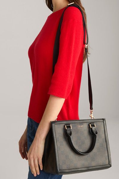 JOOP! Cortina Piazza Aurelia Handtasche im braun/schwarzen Schachbrettmuster