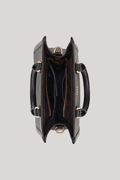 JOOP! Cortina Piazza Aurelia Handtasche im braun/schwarzen Schachbrettmuster