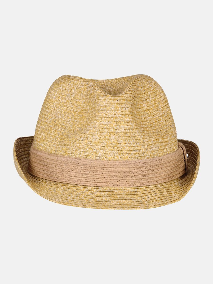 Klassischer geflochtener Stroh-Fedora-Hut