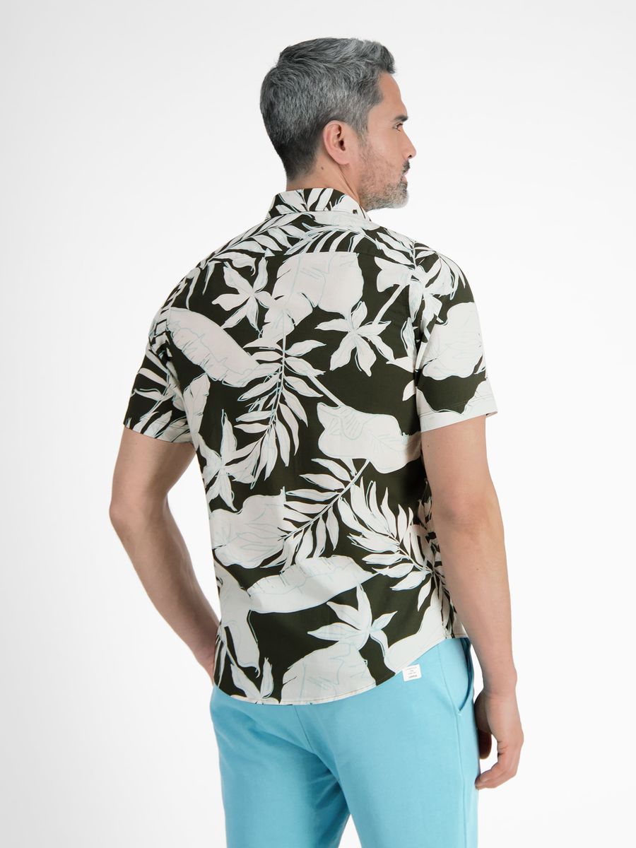 Kurzarmhemd mit Blumendruck