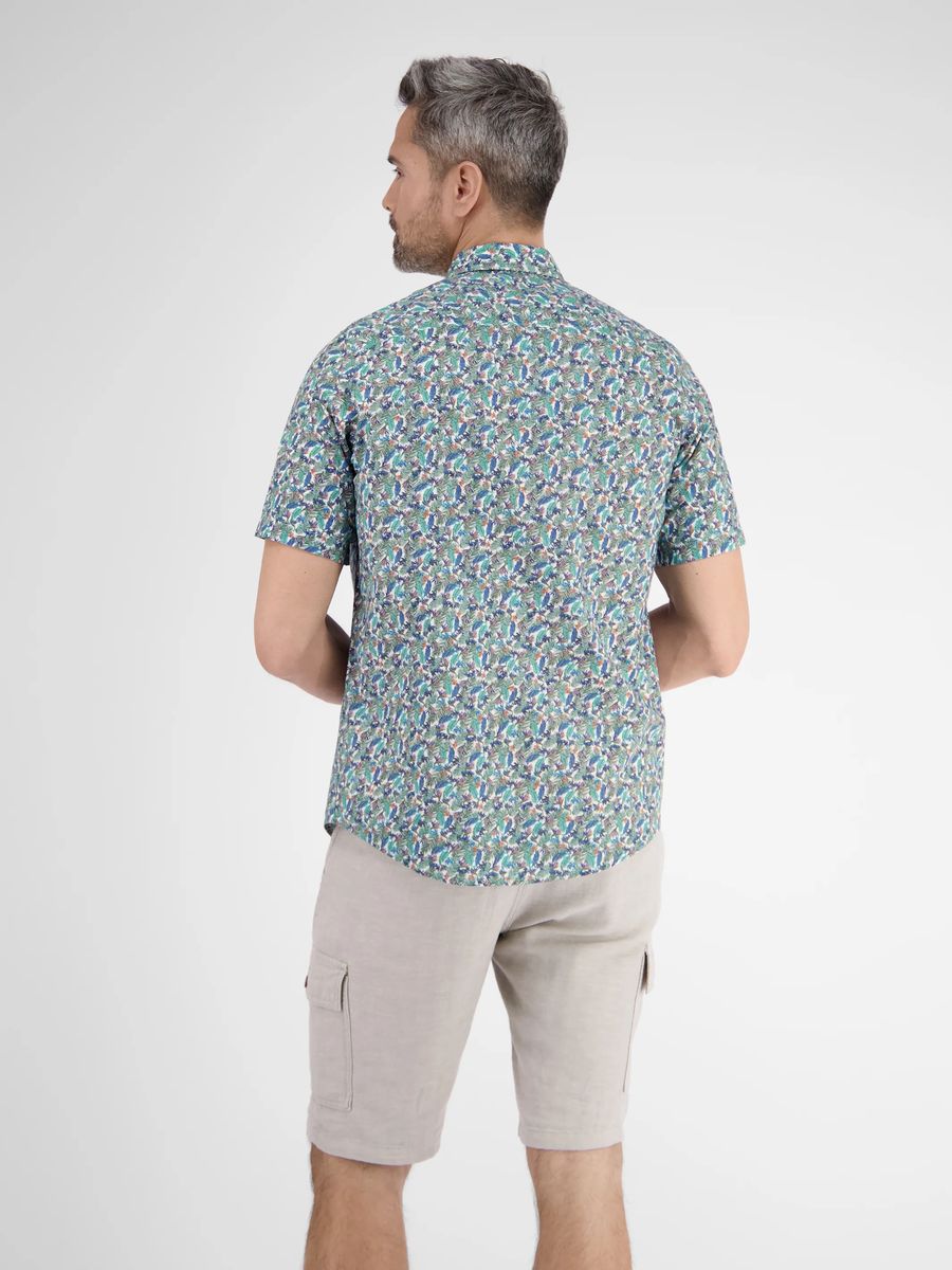 Kurzarmhemd mit floralem Print