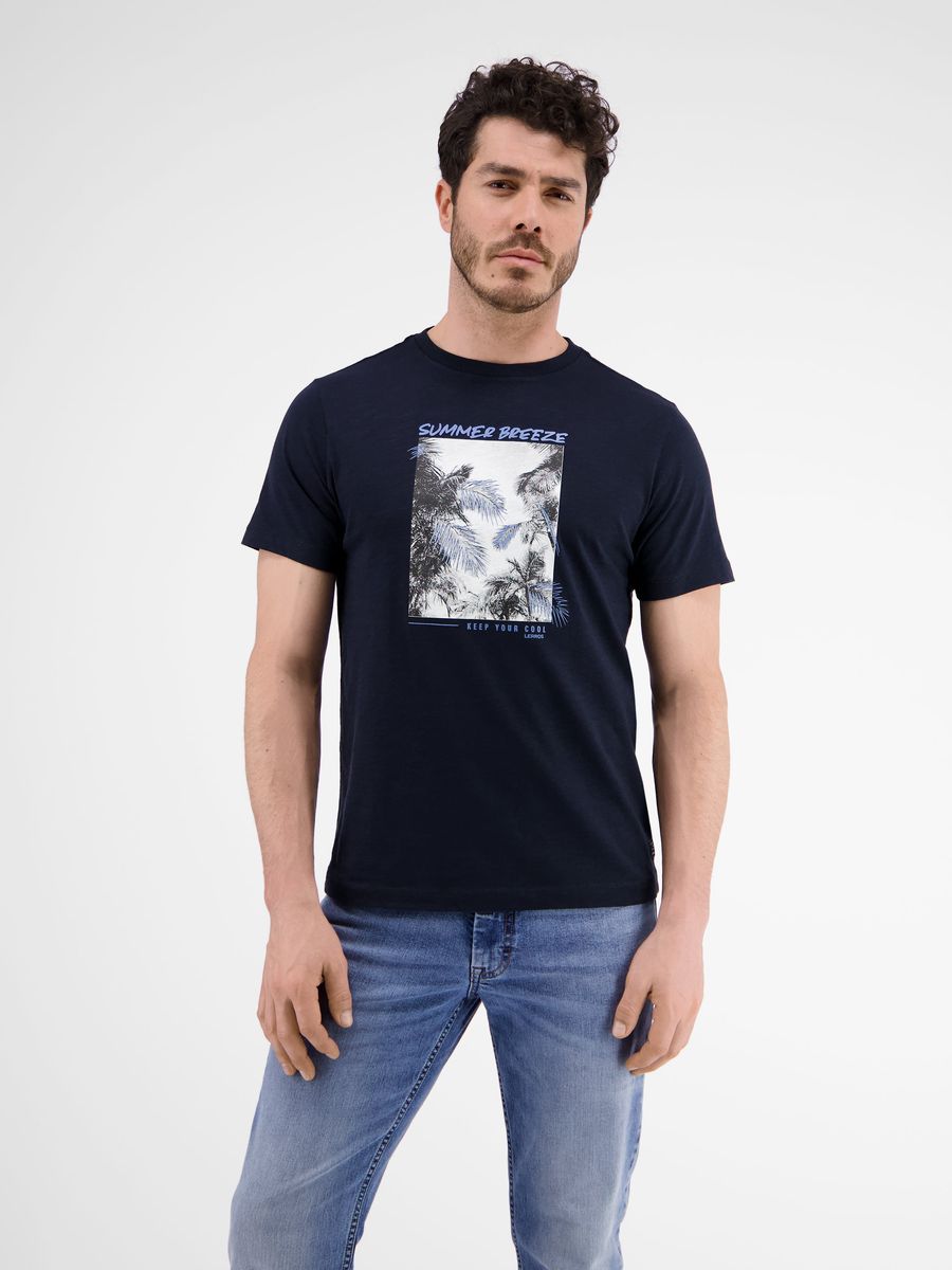 Baumwoll-T-Shirt mit Grafikprint