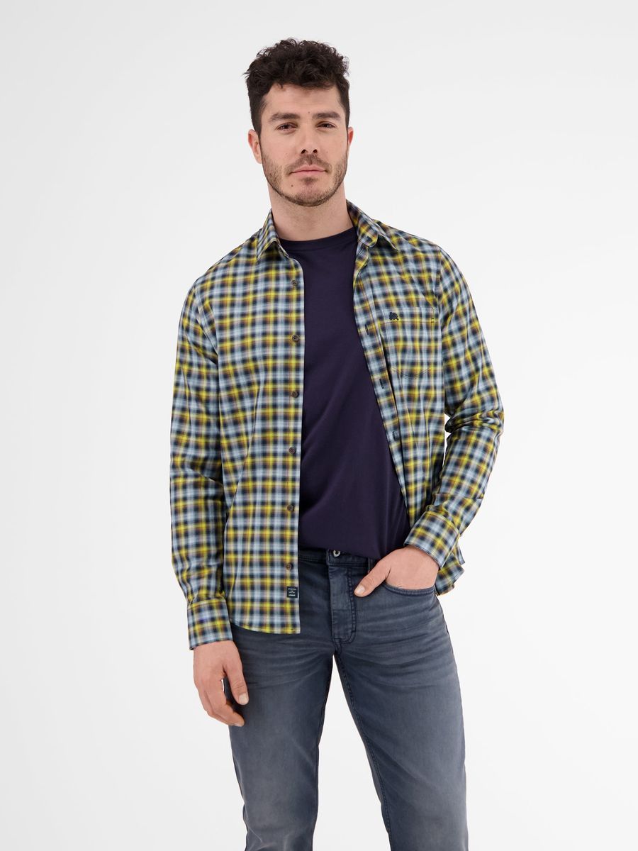 Klassisches Twill-Hemd mit Karomuster