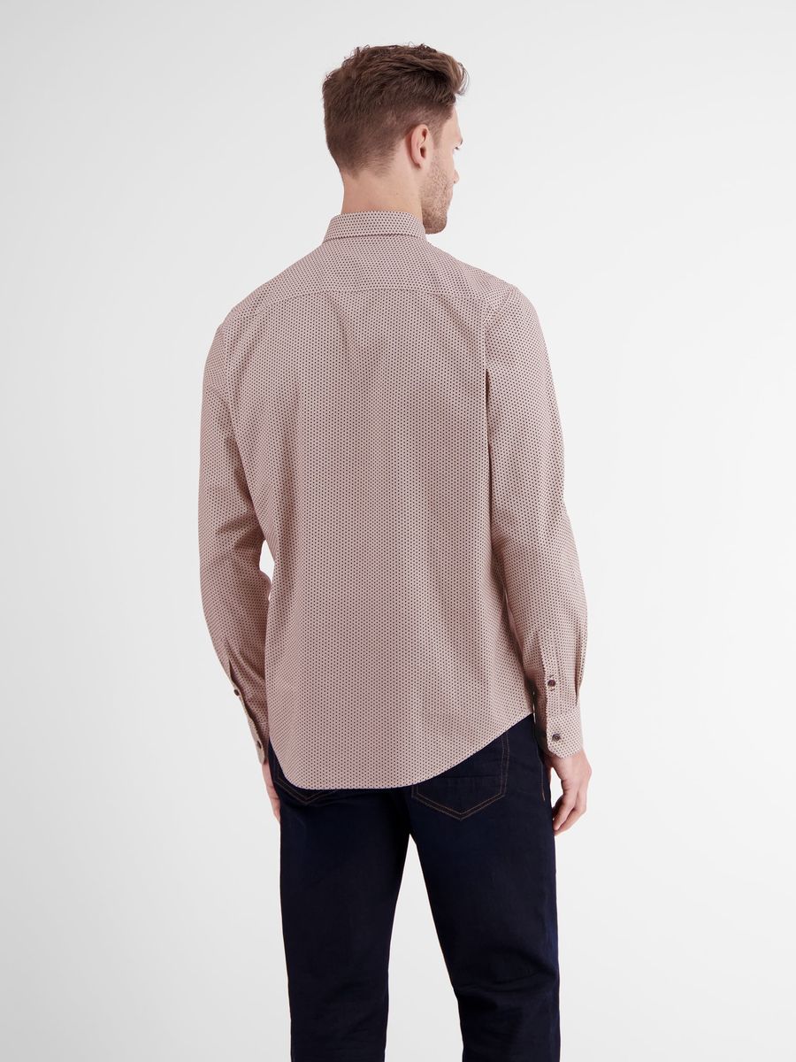 Langarmhemd mit geometrischem Muster