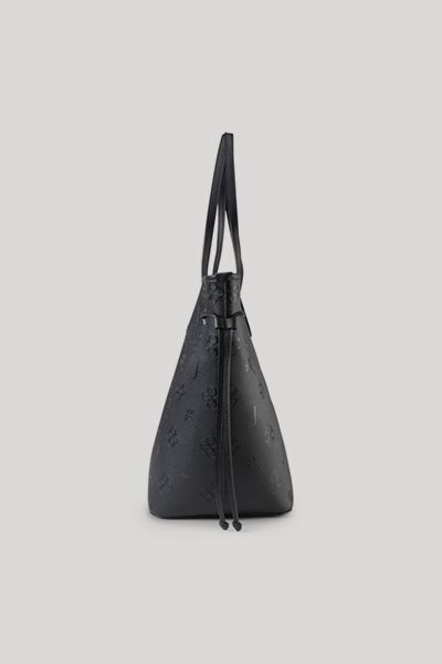 JOOP! Lara Decoro Stampa Schwarze XL Tragetasche mit Clutch