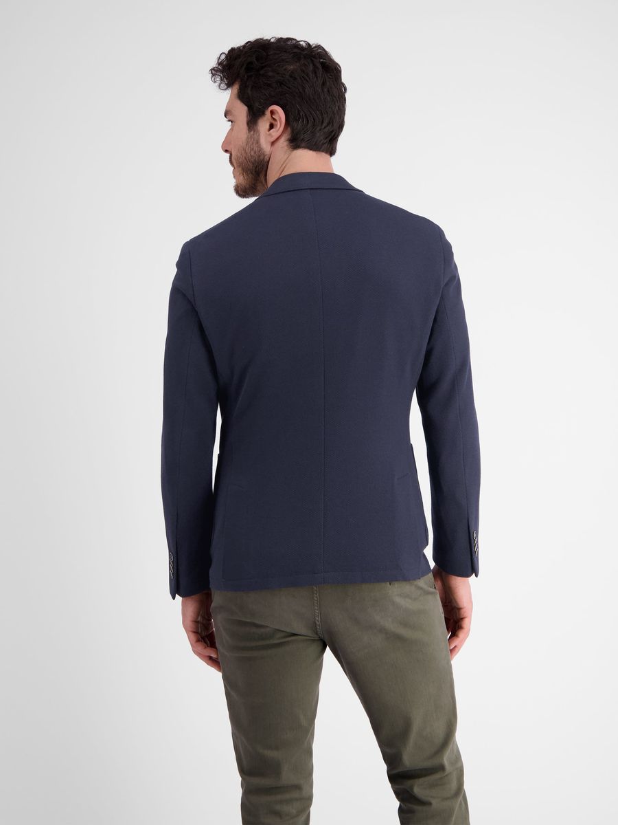 Lässiges Zweiknopf-Sakko mit Strukturmuster