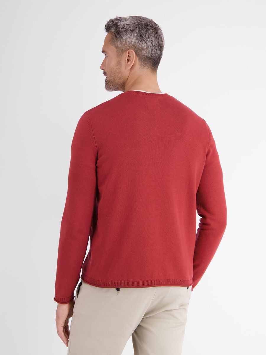 Klassischer Strickpullover mit Rundhalsausschnitt