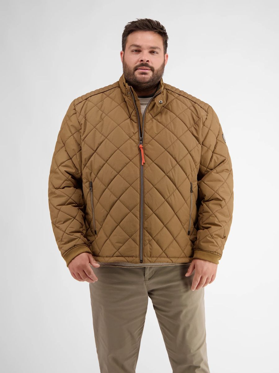 Gesteppte Cafe Racer Jacke