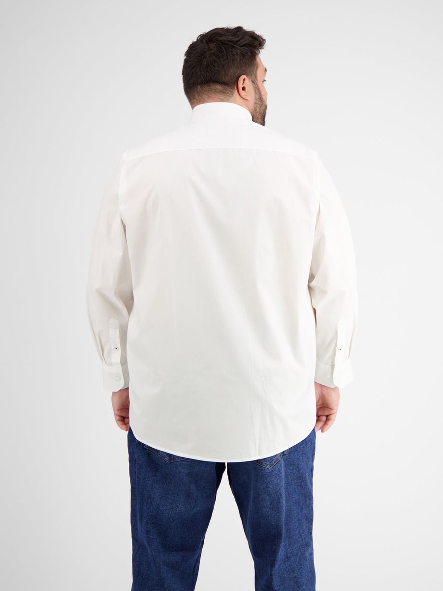 Klassisches Popeline Langarmhemd