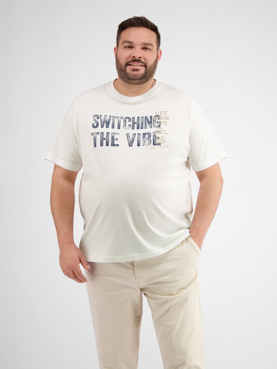 Klassisches Baumwoll T-Shirt mit Rundhalsausschnitt