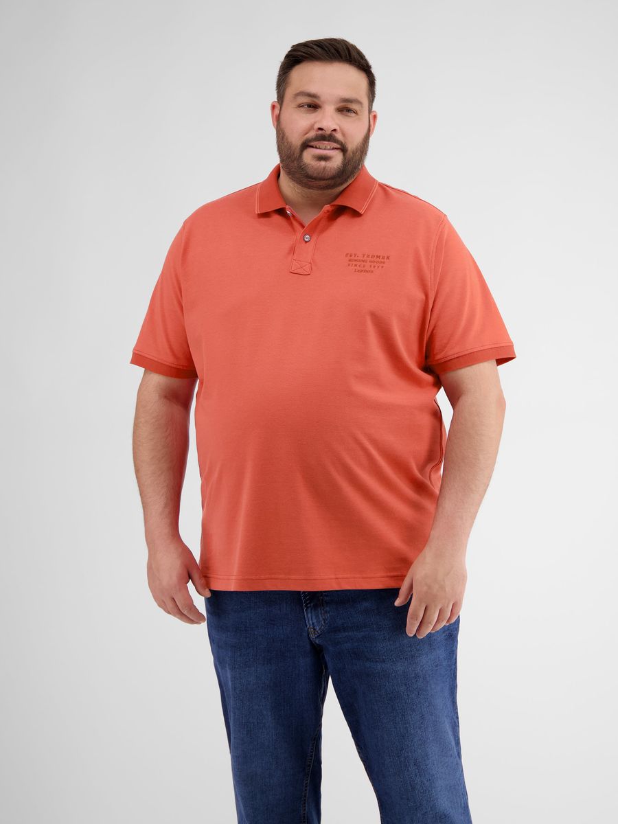 Klassisches Melange Poloshirt