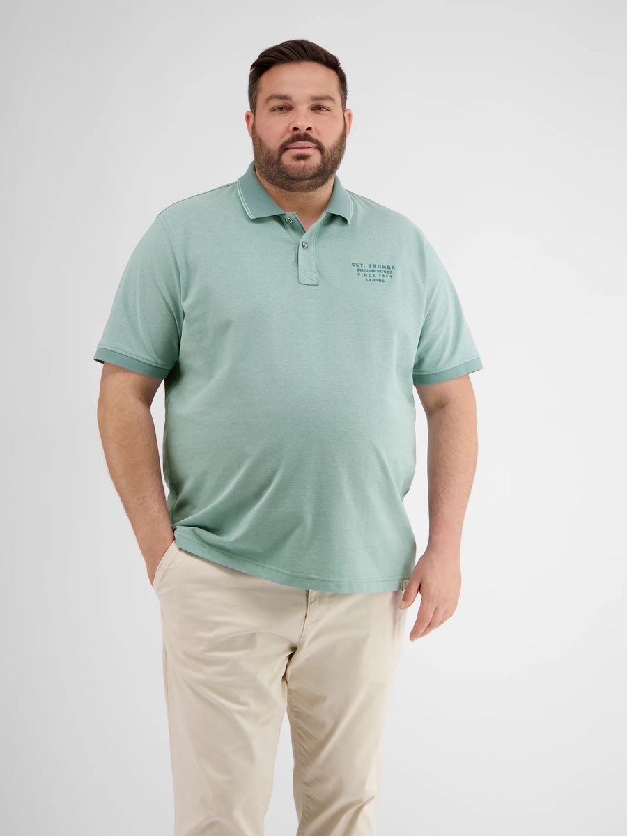 Klassisches Melange Poloshirt