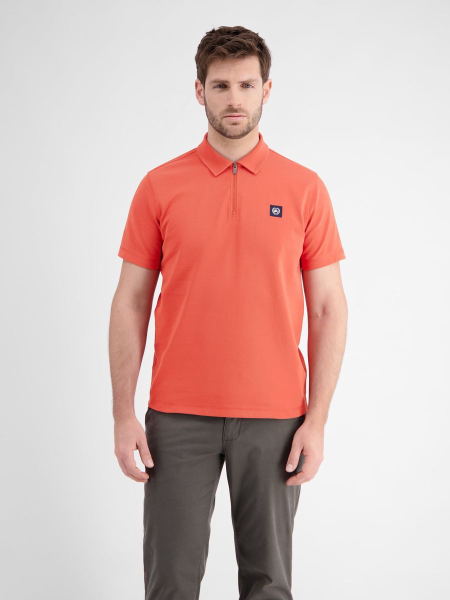 Cool & Dry Poloshirt mit Reißverschluss