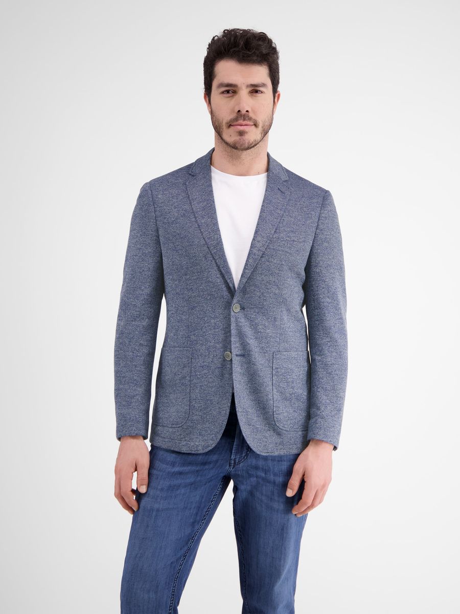 Klassischer Jersey Strickblazer